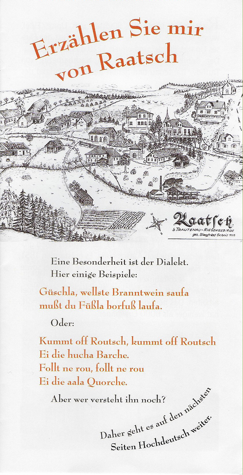 Flyer Raatsch Titelseite