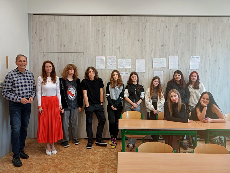 Lesung Handelsschule Trutnov